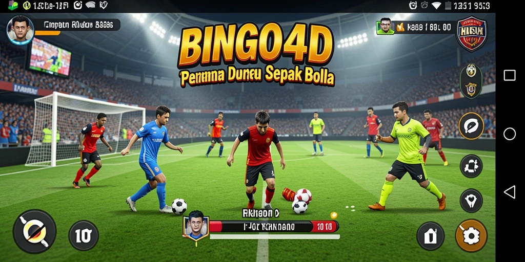 Tampilan gameplay seru dan penuh aksi di BINGO4D.