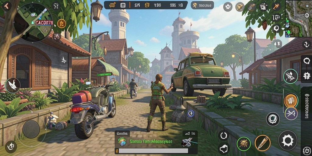 Tangkapan layar dari gameplay <strong>CACOR78</strong> menunjukkan interaksi yang mendalam dan grafis yang menakjubkan.