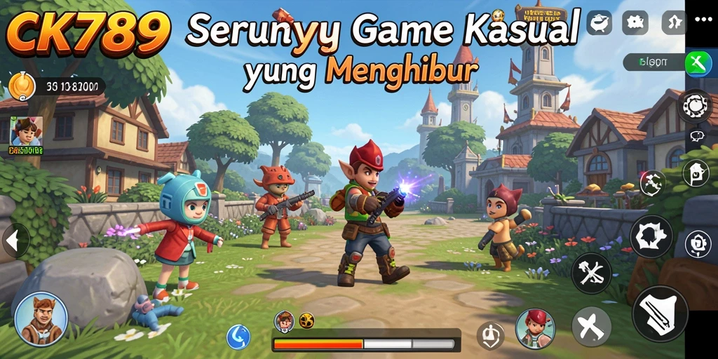 Tampilan menarik dari gameplay CK789 yang penuh warna.