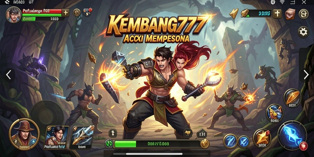 Screenshot gameplay KEMBANG777 menampilkan aksi mendebarkan karakter utama.