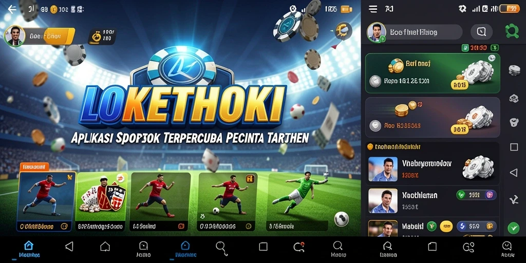 Screenshot gameplay LOKETHOKI menampilkan antarmuka pengguna yang intuitif dan pilihan taruhan yang menarik.