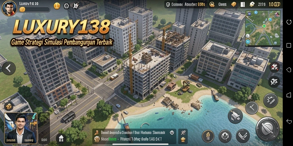 Screenshot menampilkan aksi pertempuran epik dalam LUXURY138.