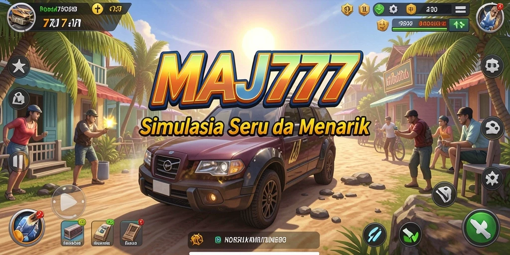 Tampilan gameplay MAJ777 dengan karakter dan lingkungan yang hidup.