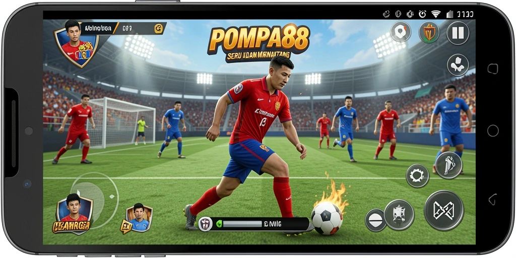Tampilan gameplay seru dan kompetitif di POMPA88.